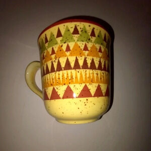 Pfaltzgraff Tempe design coffee/tea mug, southwestern microwave dishwasher safe